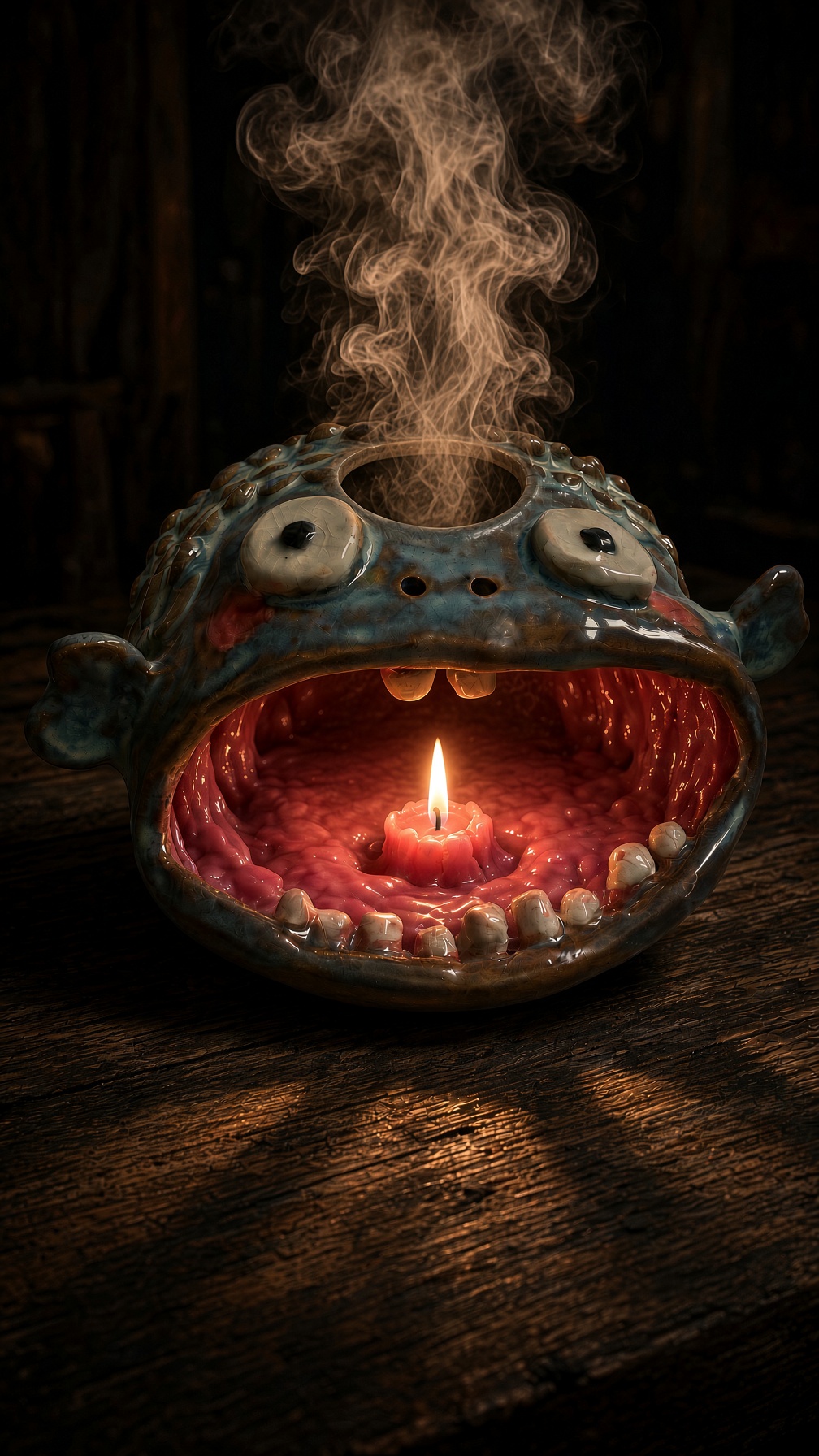 As a candle